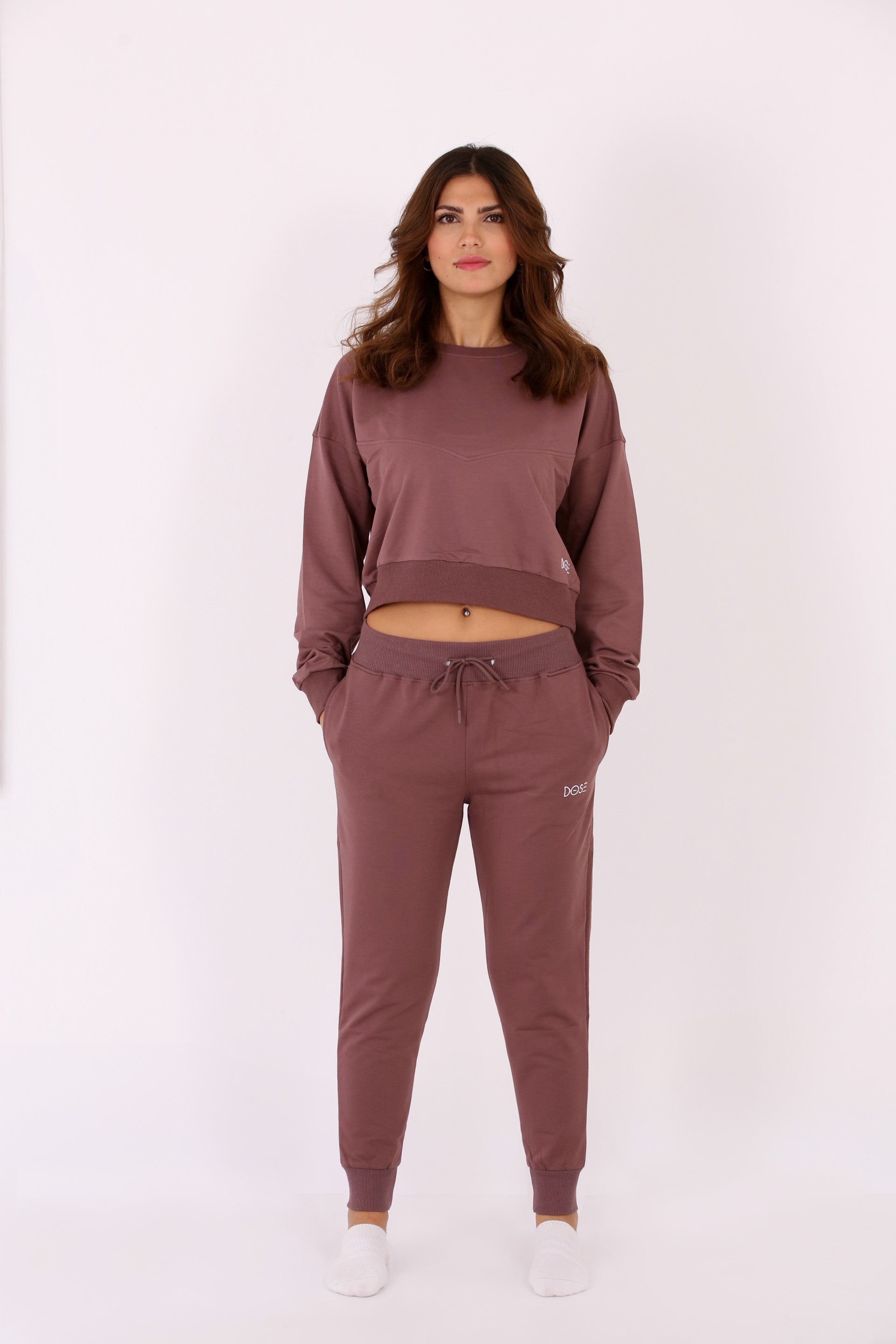 ANDORRA - Oversized Crop Crewneck