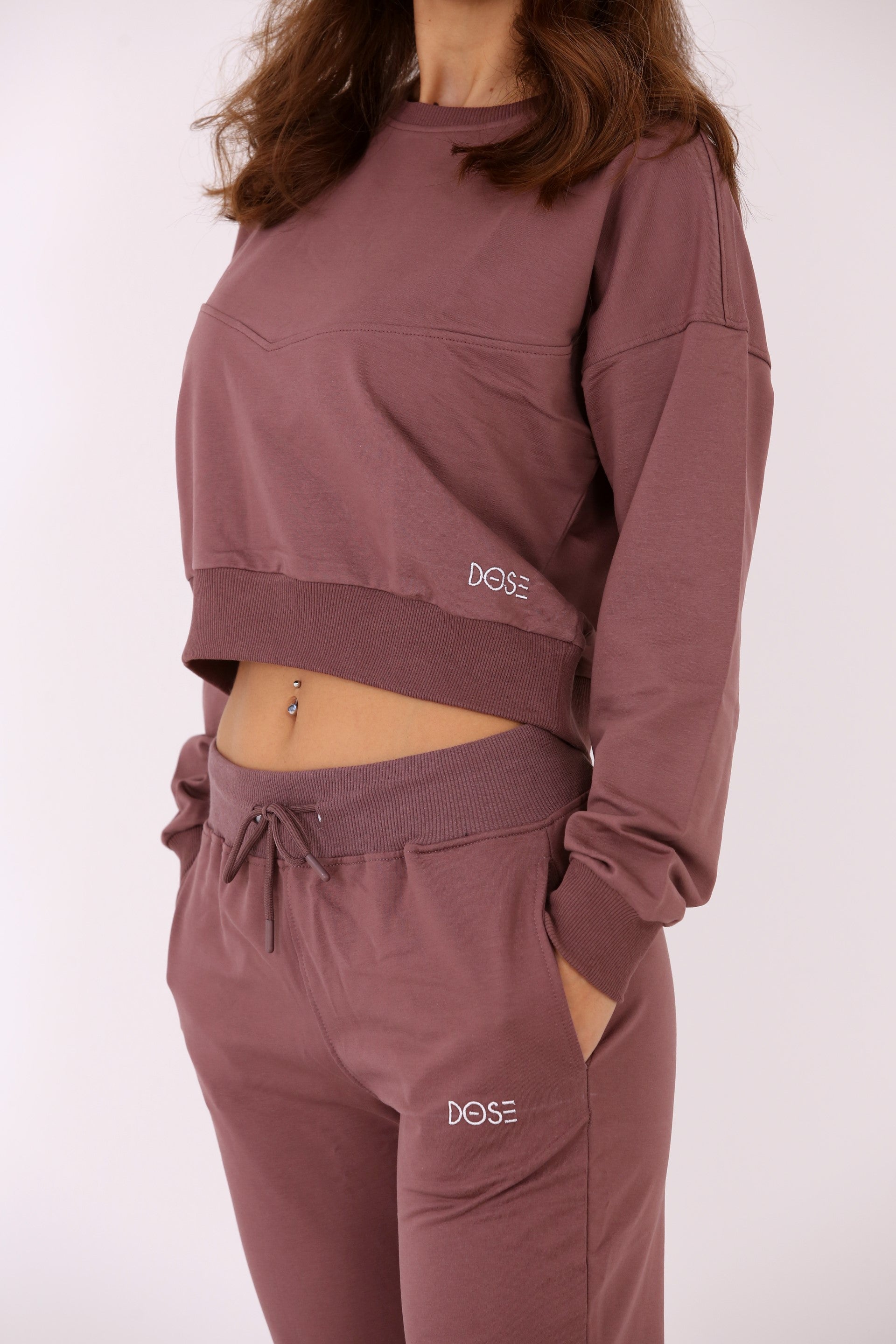 ANDORRA - Oversized Crop Crewneck