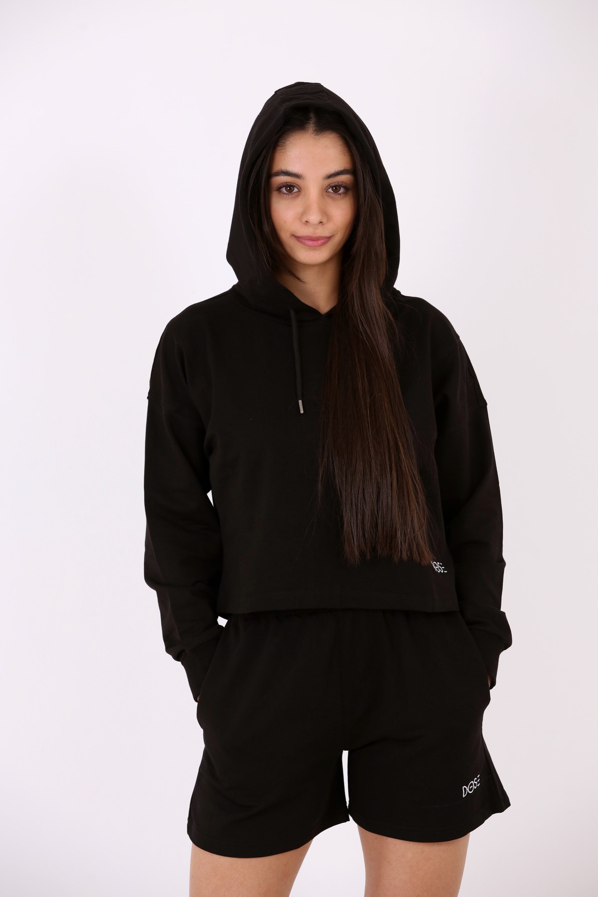 ROVANIEMI - Oversized Sweat Crop Hoodie