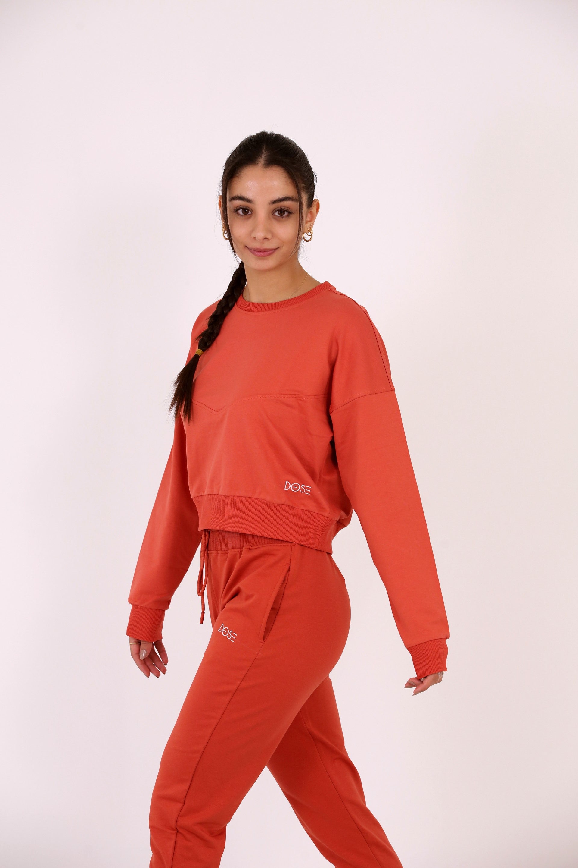 ANDORRA - Oversized Crop Crewneck