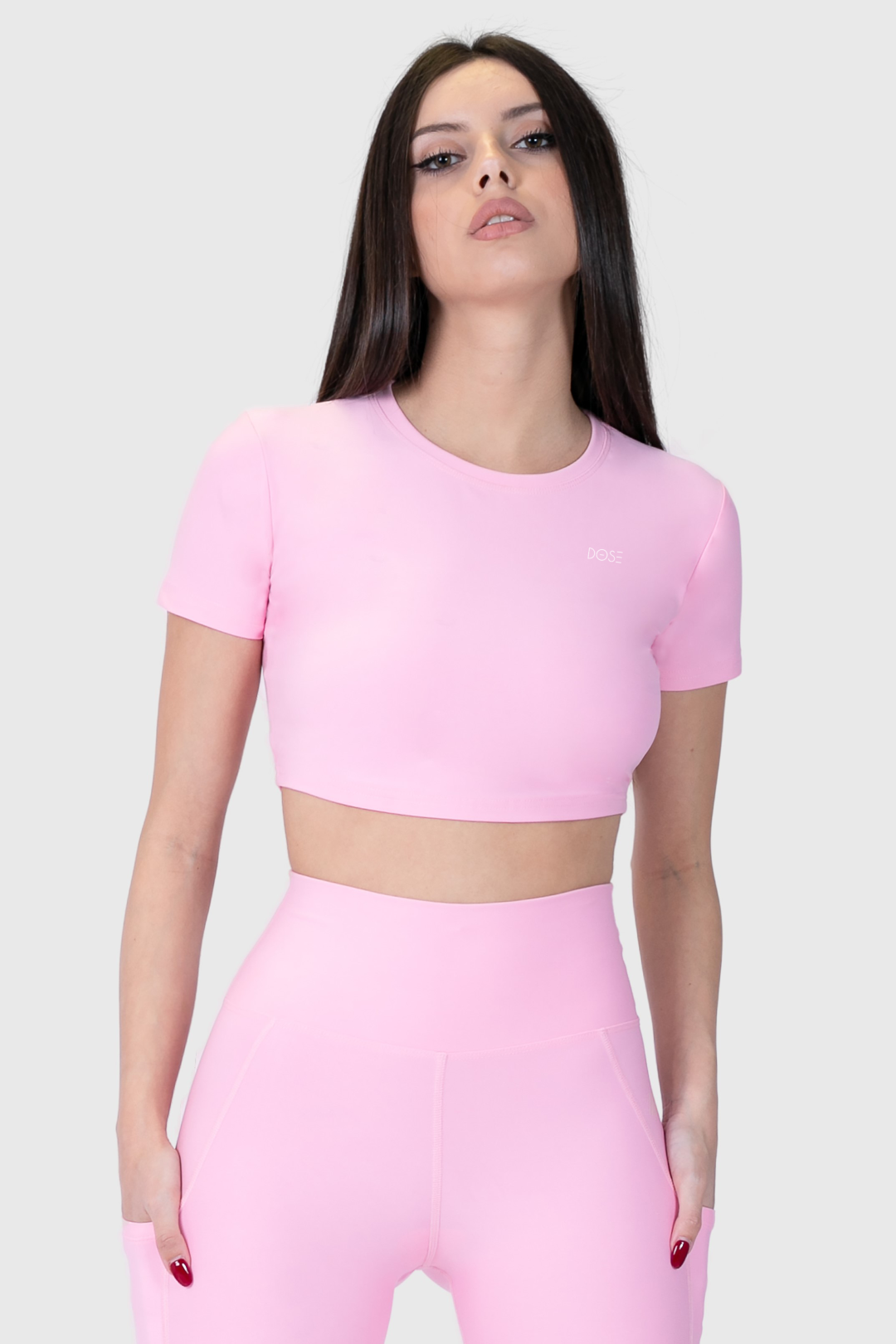 GUARDA - Sports Short Sleeve Crop Top