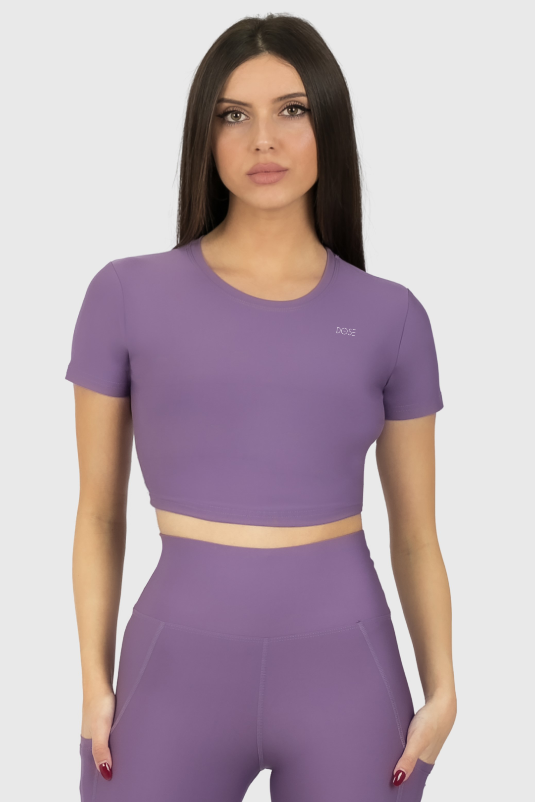 GUARDA - Sports Short Sleeve Crop Top