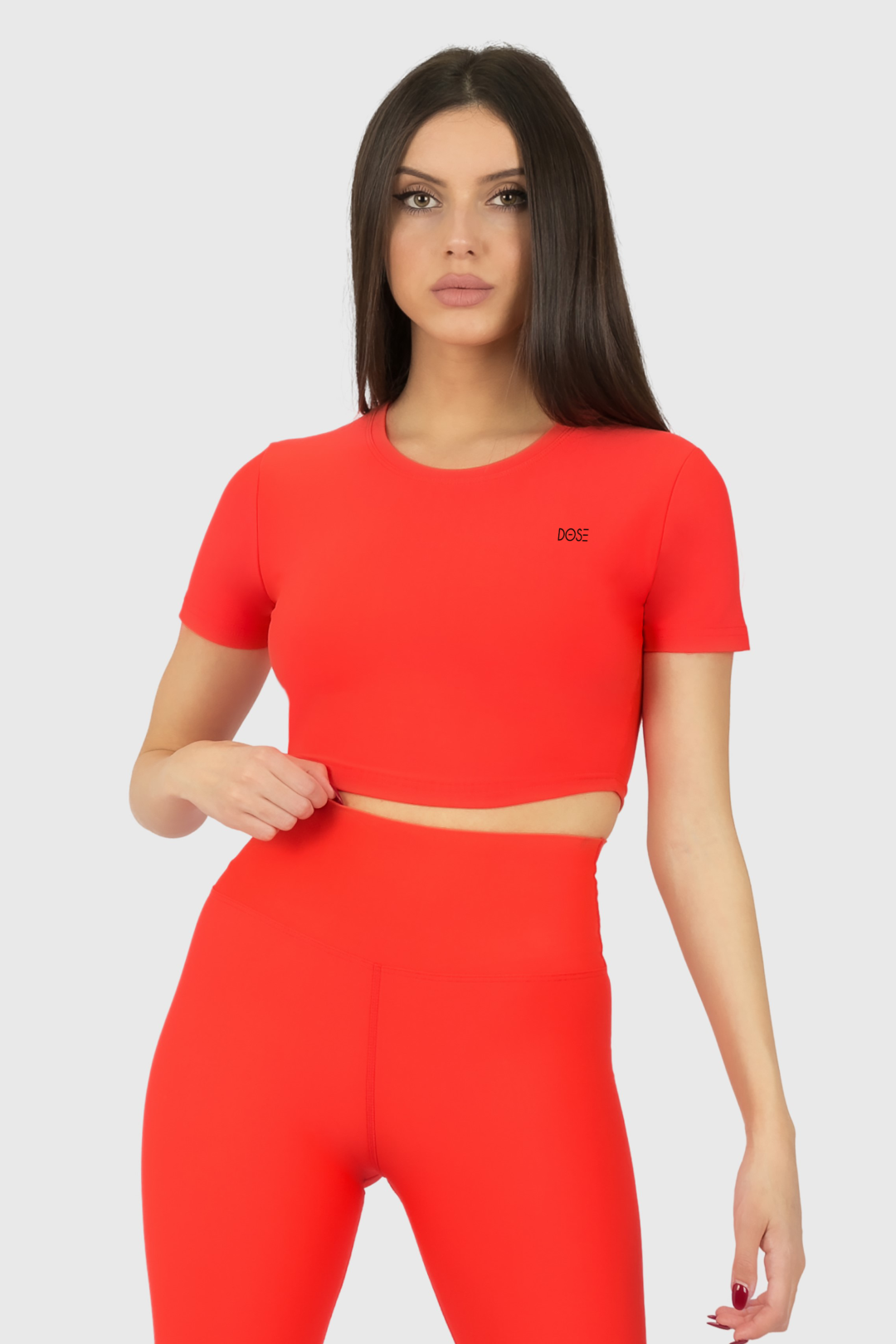 GUARDA - Sports Short Sleeve Crop Top